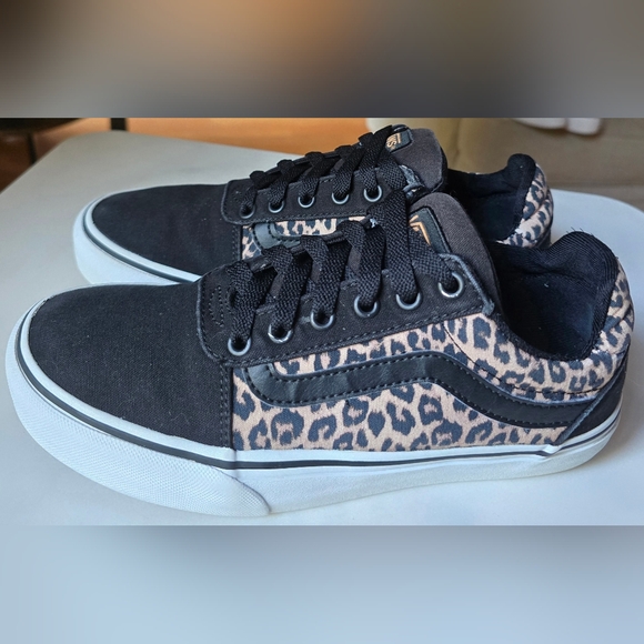Vans Ward Deluxe Ultracush Leopard Cheetah Women's Slip-on Shoes, Sz 7.5 - Picture 3 of 8